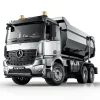 remote-control-dump-truck-mercedes Remote control dump truck Mercedes Arocs Doouble E E590 front view