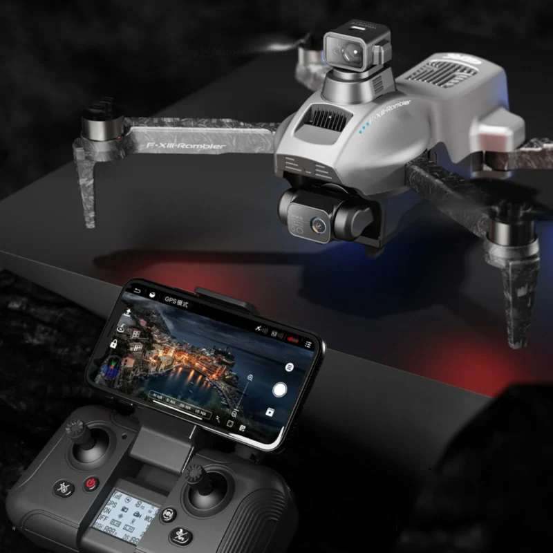 RC Drone Obstacle Avoidance GPS Brushless Drone with 4K Camera 4D-F13