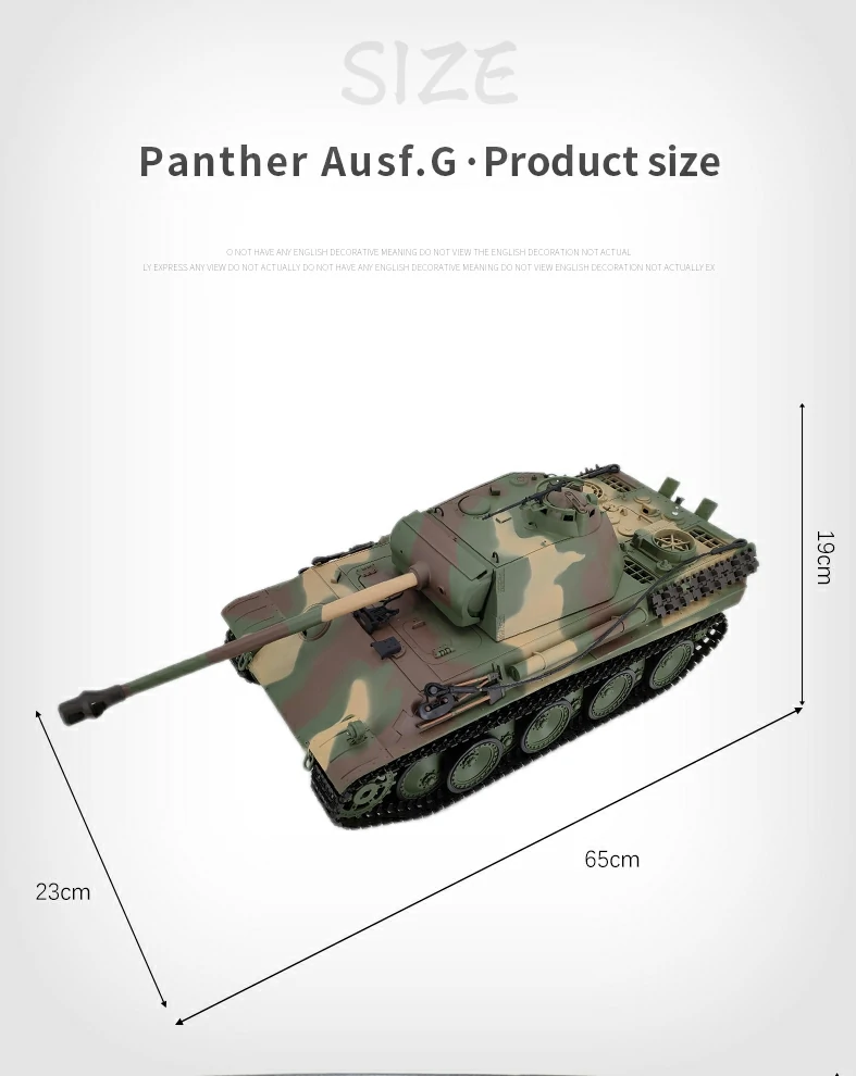 Heng Long RC Tank Panther Ausf. G Tank 3879-1