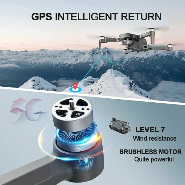 RC Drone Brushless GPS Drone with 4K Camera 4D-F4 (10) RC Drone Brushless GPS Drone with 4K Camera 4D-F4