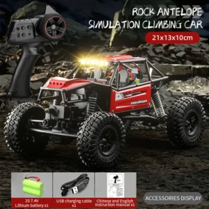 JJRC C8808 Antilope RC Rock climber in red color