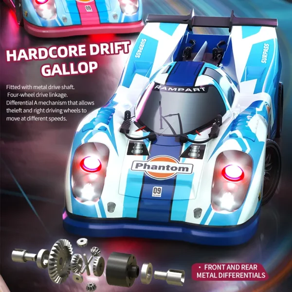 JJRC C8806 drift racing RC car with metal differentials