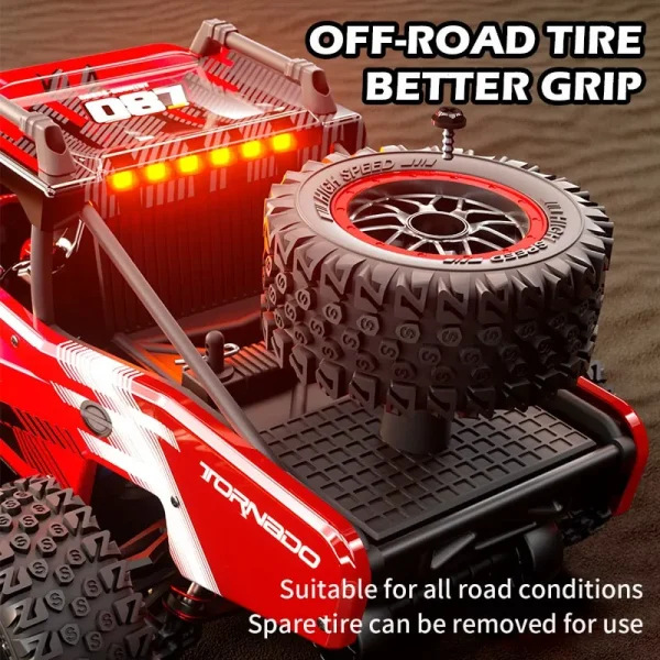 jjrc-c8805a-rear-wheel JJRC C8805A truck with a spear wheel
