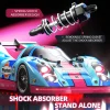 RC drift car with adjustable shocks