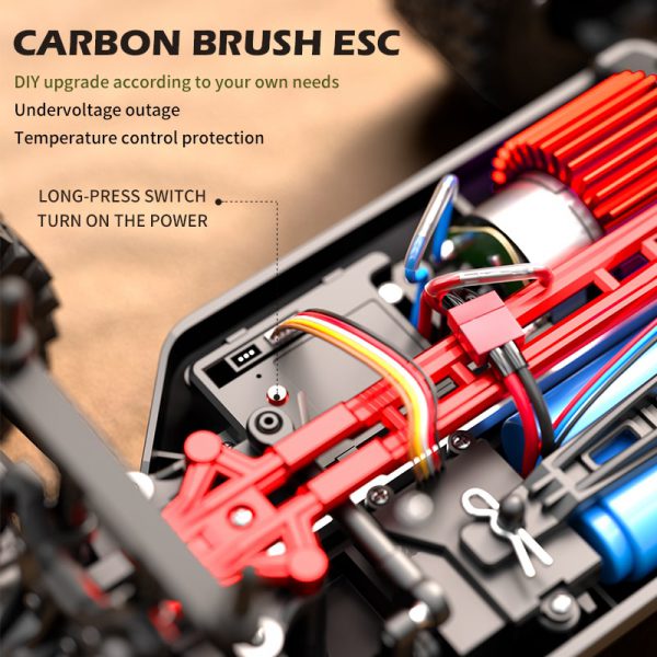 jjrc-carbon-brushed-esc JJRC rc truck brushed ESC