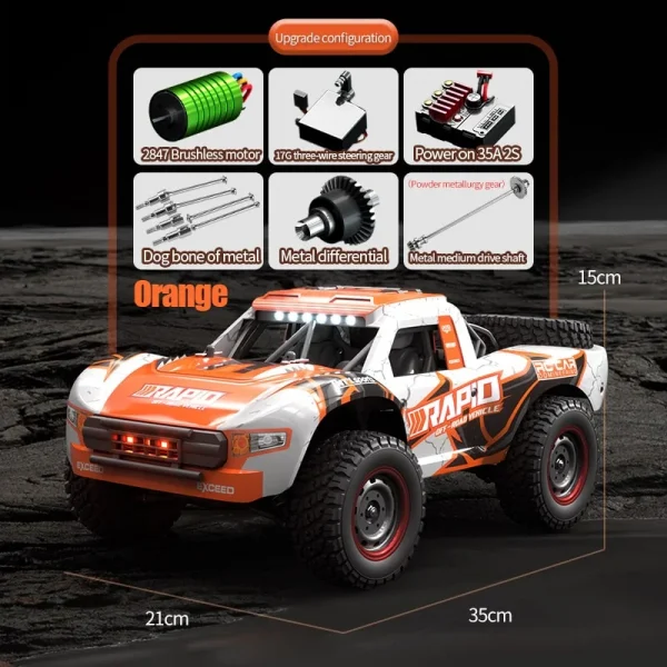jjrc-q130-brushless-short-course-truck JJRC Q130 Brushless motor short course truck