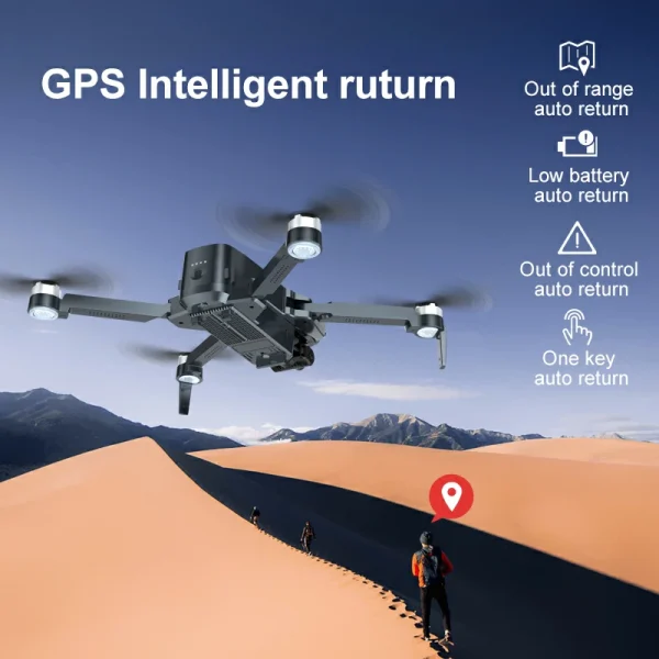 main RC Drone JJRC 3-axis Self-stabilizing Gimbal ESC 6K Camera Remote Control Aircraft X20 (4) RC Drone JJRC 3-axis Self-stabilizing Gimbal ESC 6K Camera Remote Control Aircraft X20