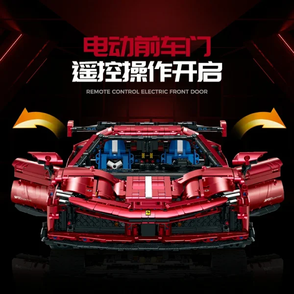 Building Blocks Supercar 1/8 Porsche Ferrari Sports Car 10623