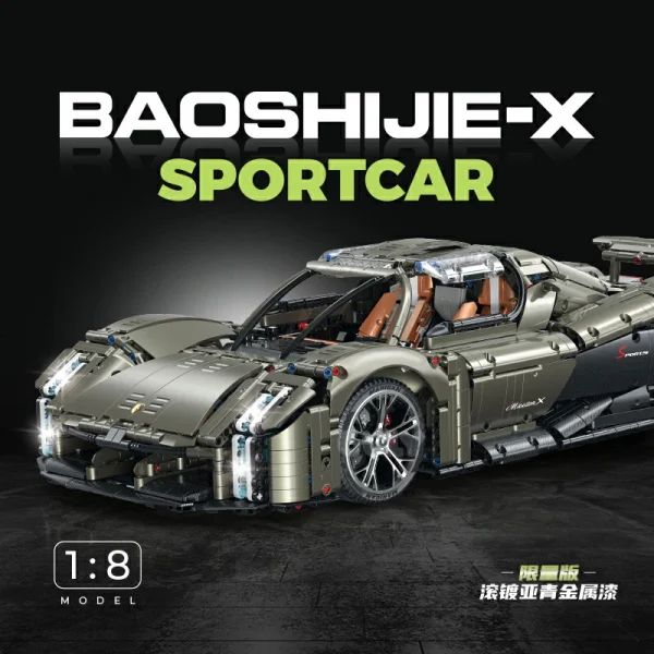 Building Blocks Supercar 1/8 Porsche Mission X 10626