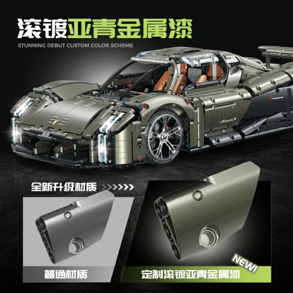 Building Blocks Supercar 1/8 Porsche Mission X 10626