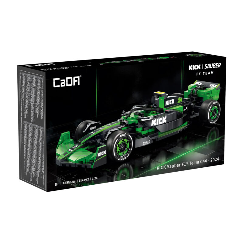 CaDA C55032W Kick Sauber F1 1/24 scale model packaging