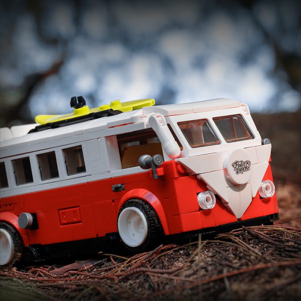 Volkswagen Camper T1 Building Block Car PB8807