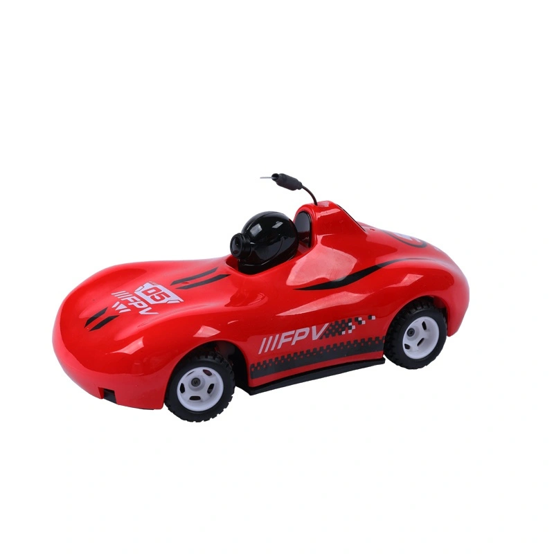 Racing FPV car in red color