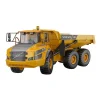 Remote control Volvo A40G hauler model in yellow color