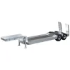 remote-control-flatbed-trailer Flatbed trailer remote control hobby model on the white background