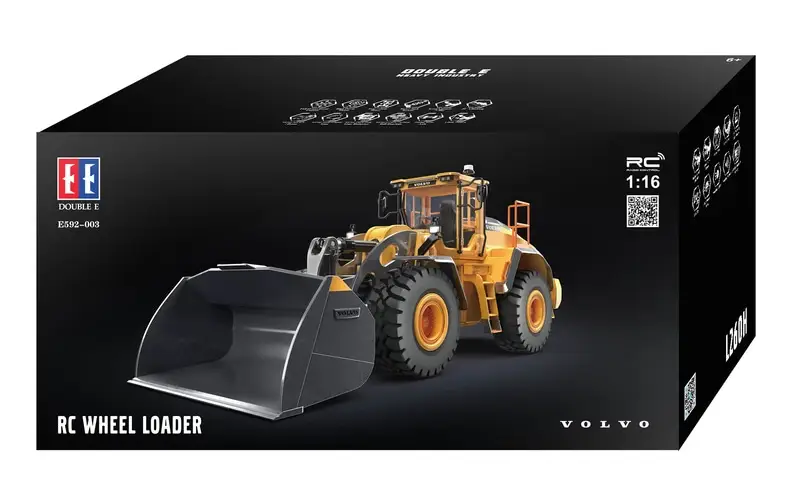Double E Toys pro version Volvo wheel loader E592 packaging