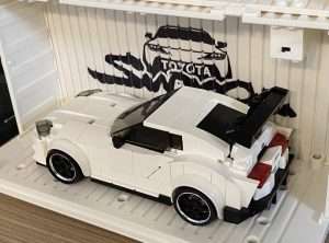 TOYOTA Supra 1:32 Scale Building Block Car PB8808 photo review