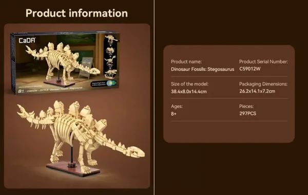 cada-c59012w-stegosaurus CADA C59012W stegosaurus
