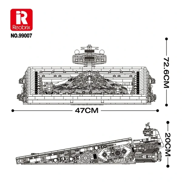 Reobrix 99007 spaceship