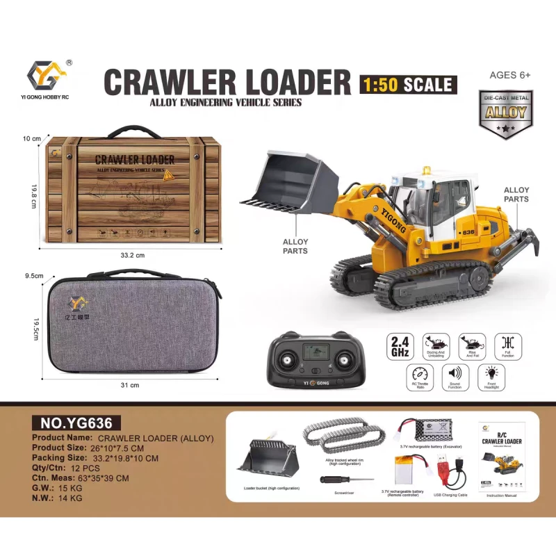 1/50 Yigong 636 RC Loader | Wave RC