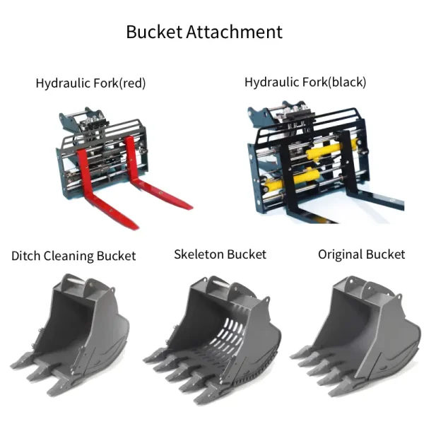 bucket-attachment-for-k970-100s-pro-rc-excavator Bucket attachment for Kabolite k970-100s pro hydraulic RC excavator