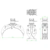 rc-excavator-hydraulic-grapple-jdm-106s RC Excavator Hydraulic Grapple JDM-106S
