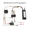 Dedicated sound system for JDM-98 bulldozer and JDM-198 loader