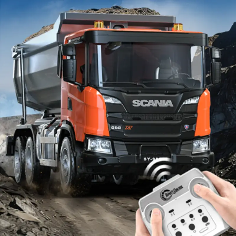 Double e Scania G580 RC dump truck all metal model E118