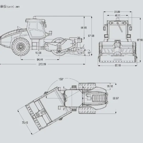 yigong-yg131-rc-model-rc-road-roller Yigong-yg131-RC-road-roller