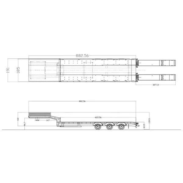 JXMODEL 1/14 RC trailer