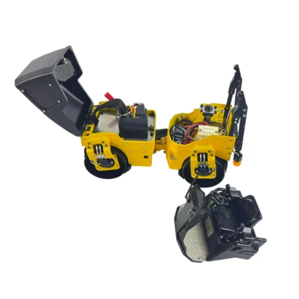HT Hobby 1/14 RC electric road roller ready to run.