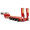 LESU 1/14 Hydraulic RC flatbed trailer LS-A0054 4 axles
