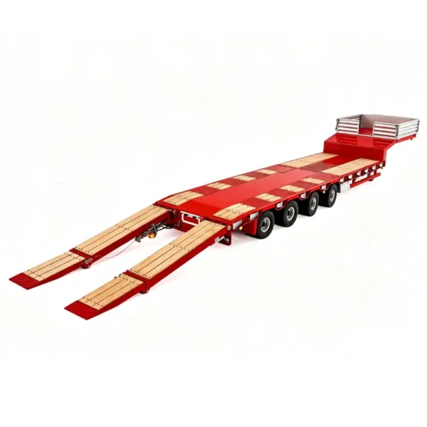 LESU 1/14 Hydraulic RC flatbed trailer LS-A0054 4 axles