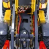 lesu-aoue--bl71-hydraulic-rc-backhoe-loader LESU AOUE BL71 hydraulic RC backhoe loader with support leg.