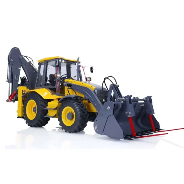lesu-aoue--bl71-hydraulic-rc-backhoe-loader-with-support-leg LESU AOUE BL71 hydraulic RC backhoe loader with support leg.