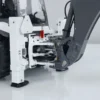 lesu-aoue--bl71-hydraulic-remote-control-backhoe-loader LESU AOUE BL71 hydraulic RC backhoe loader with support leg.