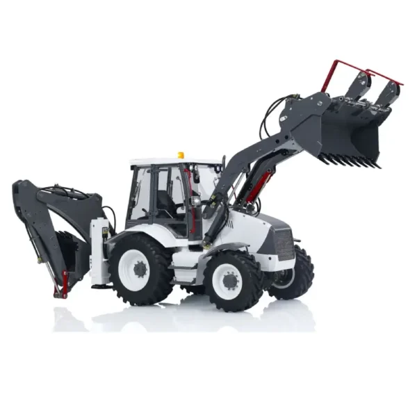 lesu-aoue--bl71-rc-backhoe-loader-with-support-leg LESU AOUE BL71 hydraulic RC backhoe loader with support leg.