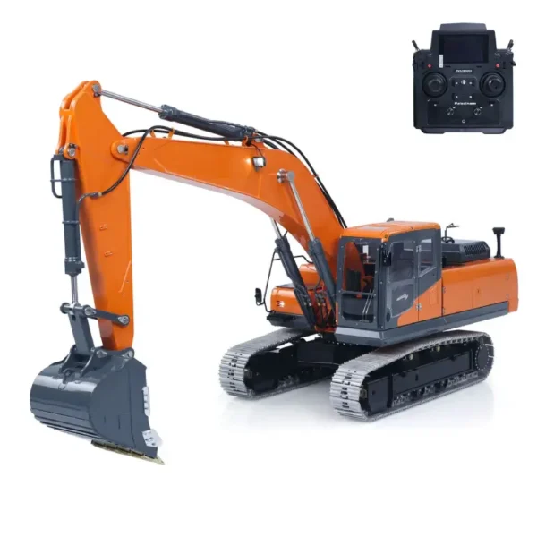 lesu-dx350lc-1-14- metal-rc-hydraulic -excavator LESU DX350LC 1/14 metal RC hydraulic excavator rc model