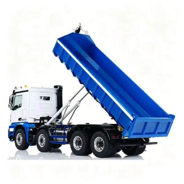 LESU Z0036 Metal hydraulic RC roll on off dump truck