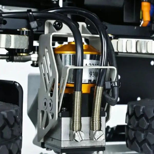 LESU Z0036 Metal hydraulic RC roll on off dump truck