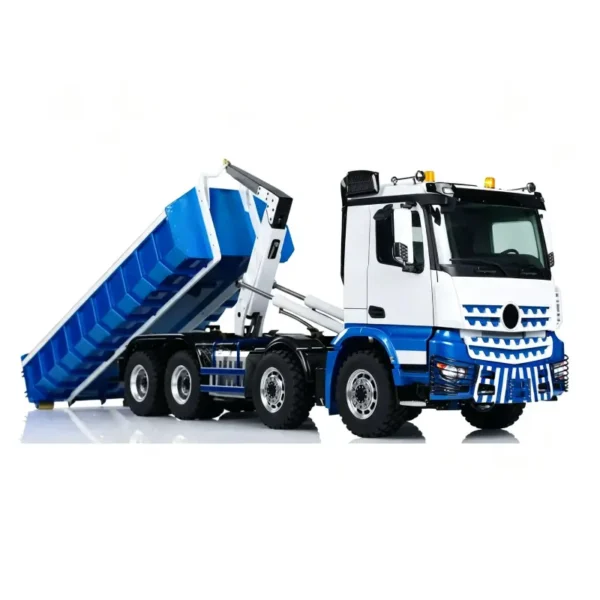lesu-z0036-metal-hydraulic-rc-roll-on-off-dumper LESU Z0036 Metal hydraulic RC roll on off dump truck