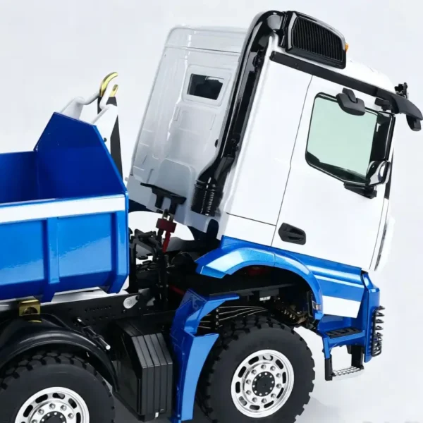 LESU Z0036 Metal hydraulic RC roll on off dump truck